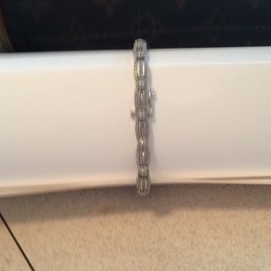 2 CT Sterling Silver Diamond Bracelet